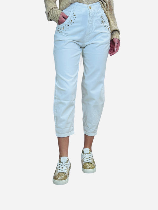 JEANS BIANCO MOM FIT